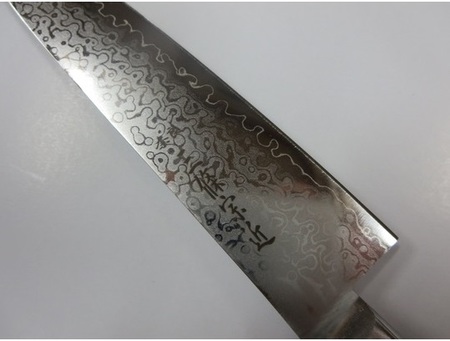 ダマスカス　V金10号　積層17層鋼　磨き　ペティーナイフ